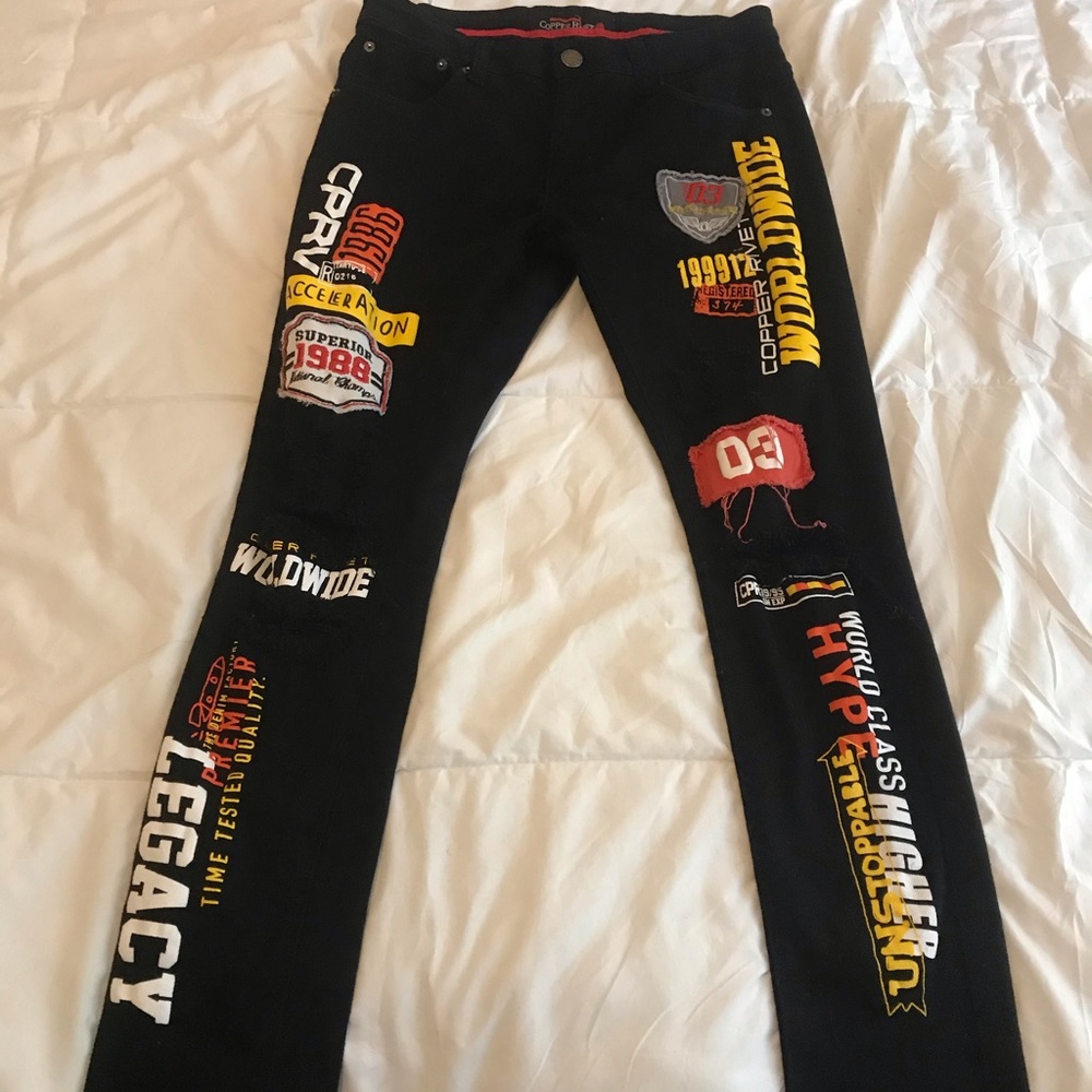 Brand new copper rivet 32x32 denim pants men’s